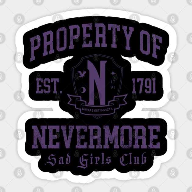 nevermore academy (sad girls club) Sticker by RichyTor